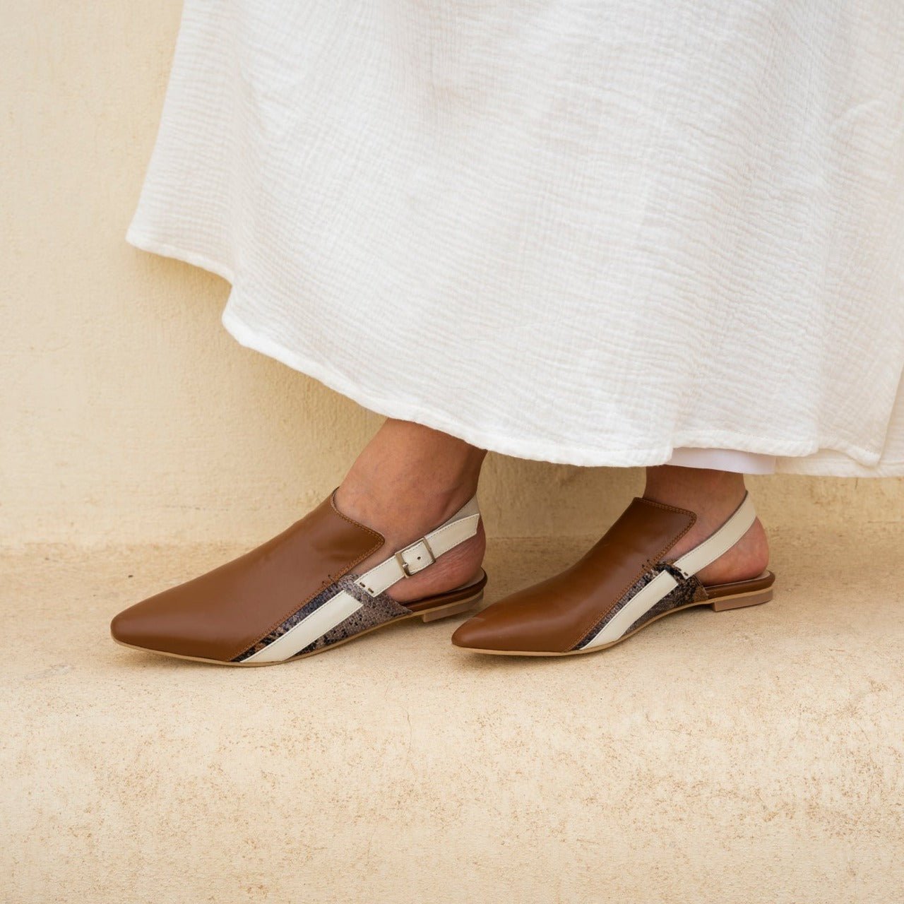 Sadan tan sandal - Shoes - THUNA