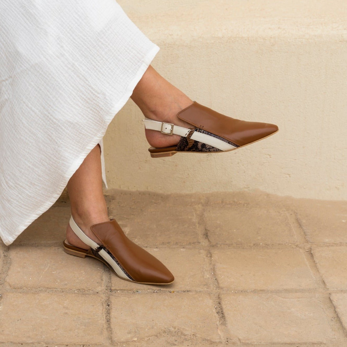 Sadan tan sandal - Shoes - THUNA