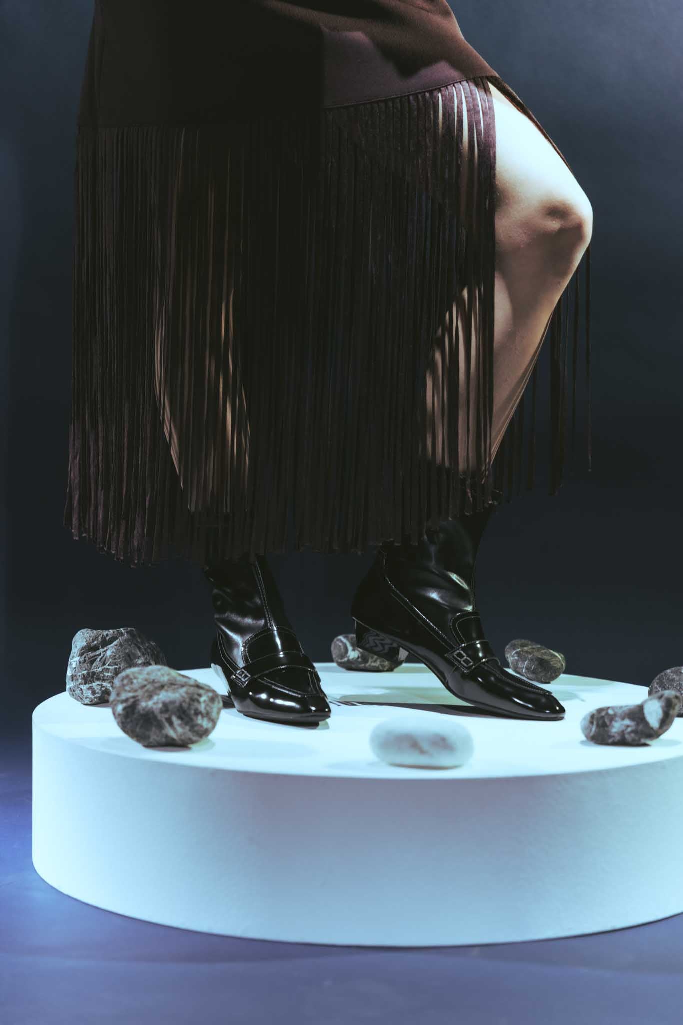Mercury black ankle boot - KUWAIT Shoes - KSA