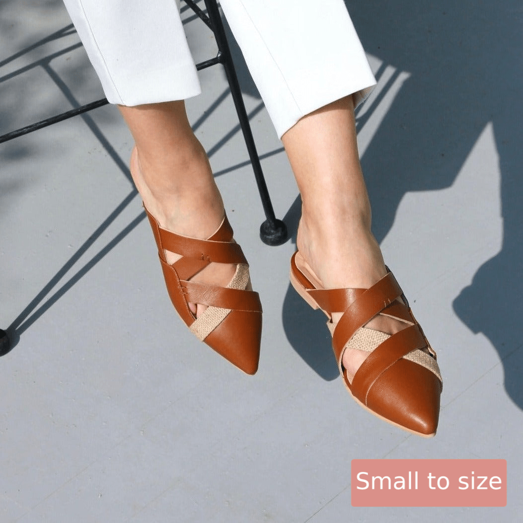 Lana tan mule - Shoes - THUNA