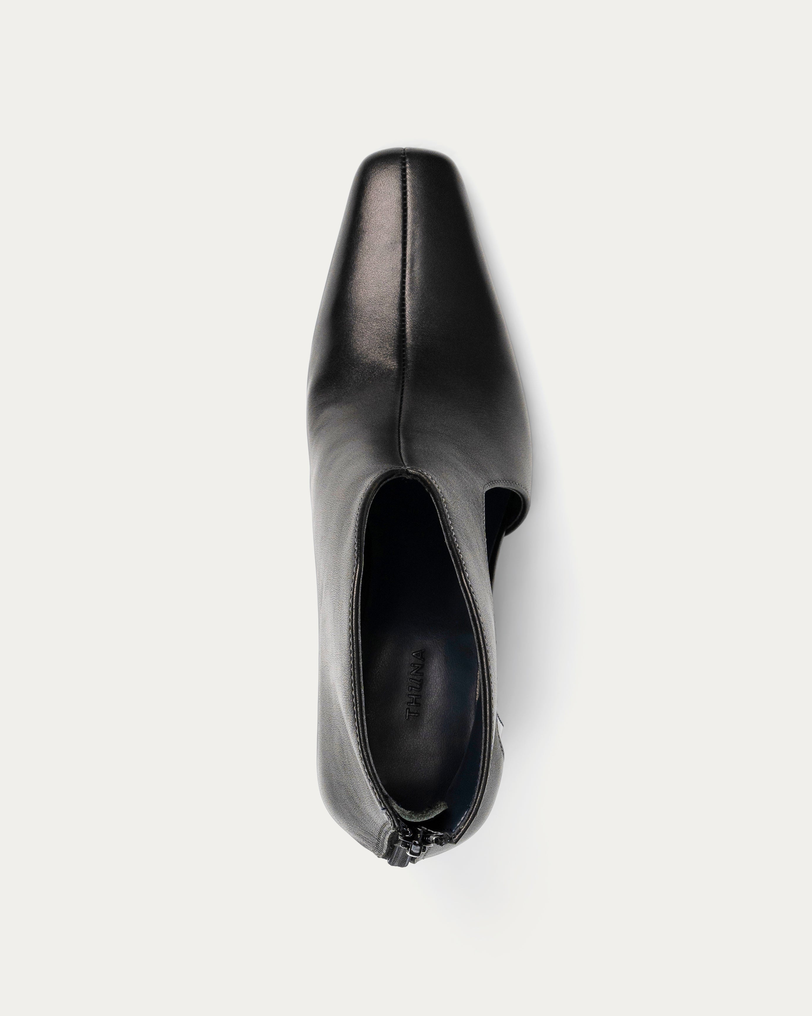 Mars black ankle boot - Kuwait shoes - KSA - THUNA