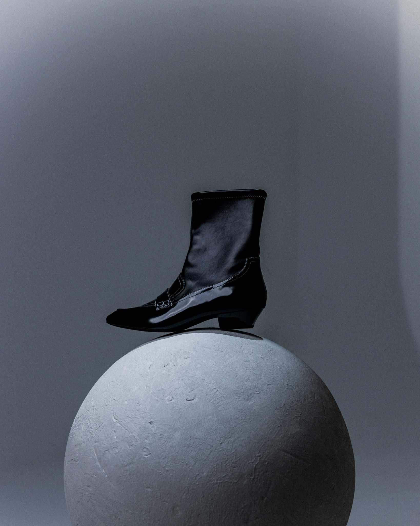 Mercury black ankle boot - KUWAIT Shoes - KSA
