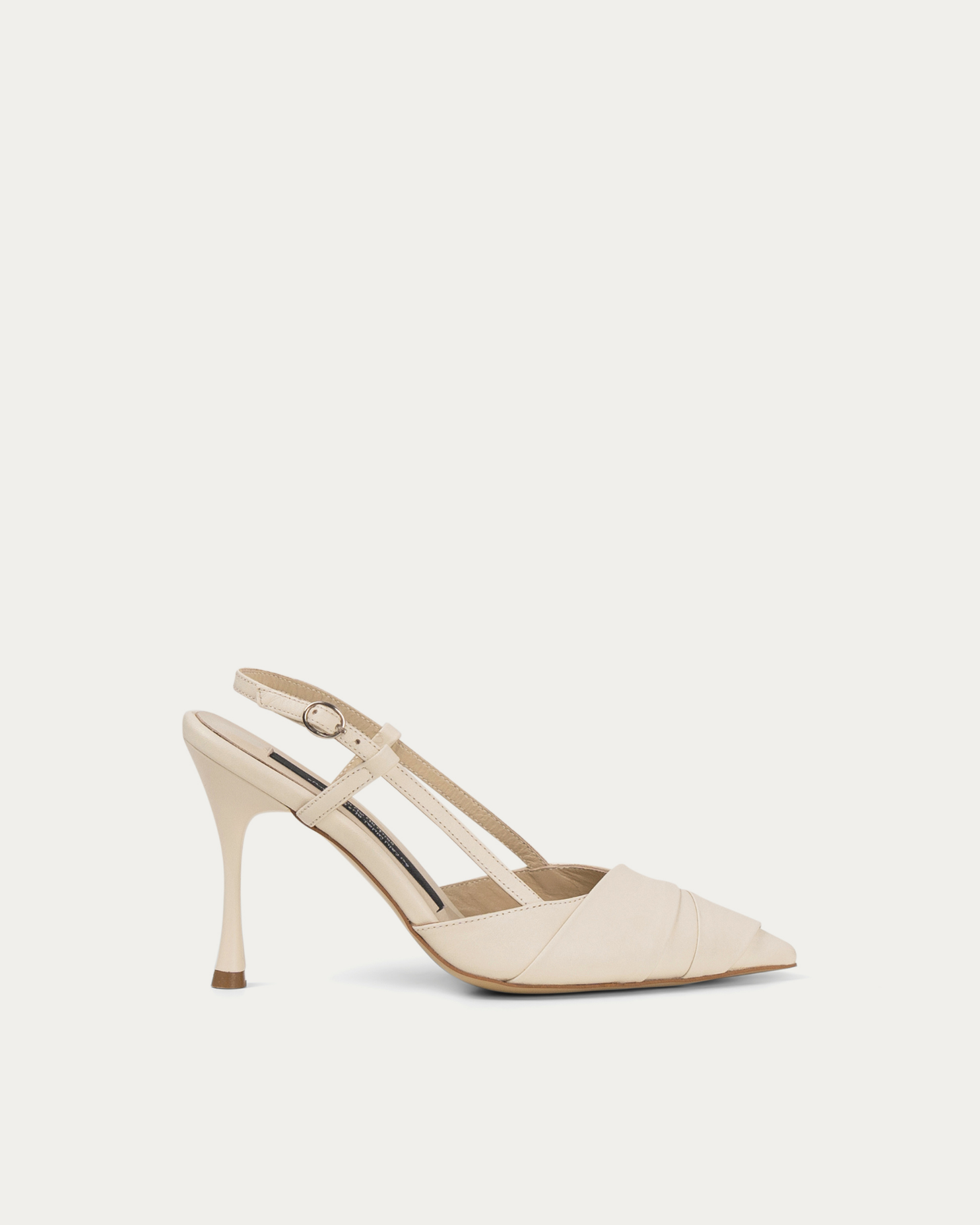Aaliyah cream heel