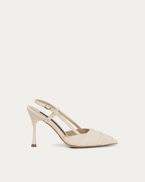 Aaliyah cream heel