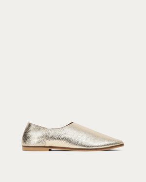 Adeela gold loafer