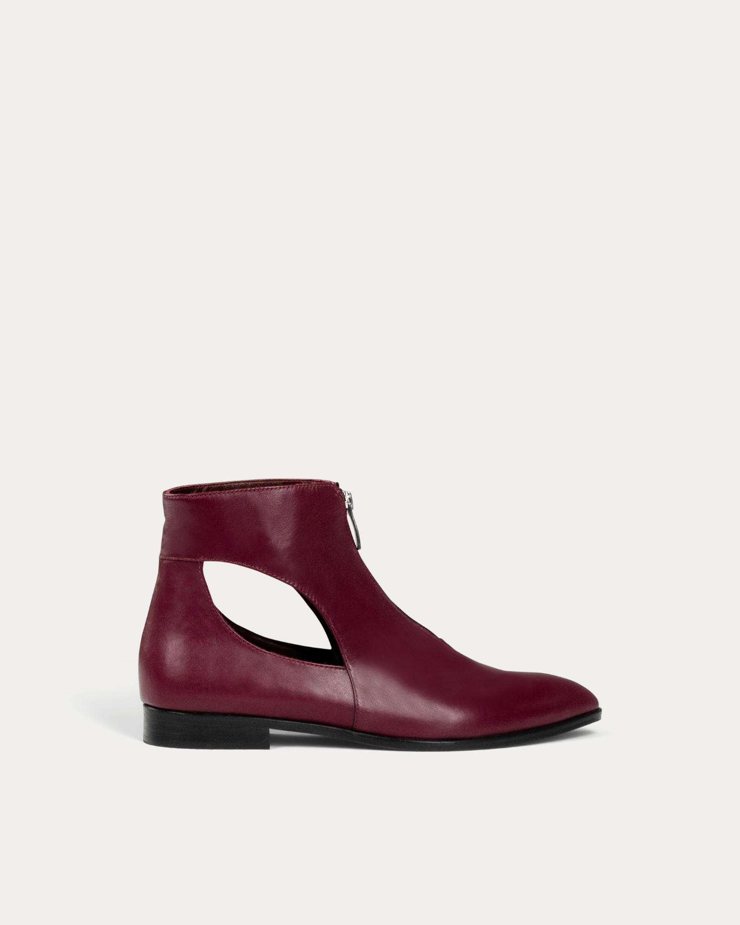 Cassie bordeaux ankle boot