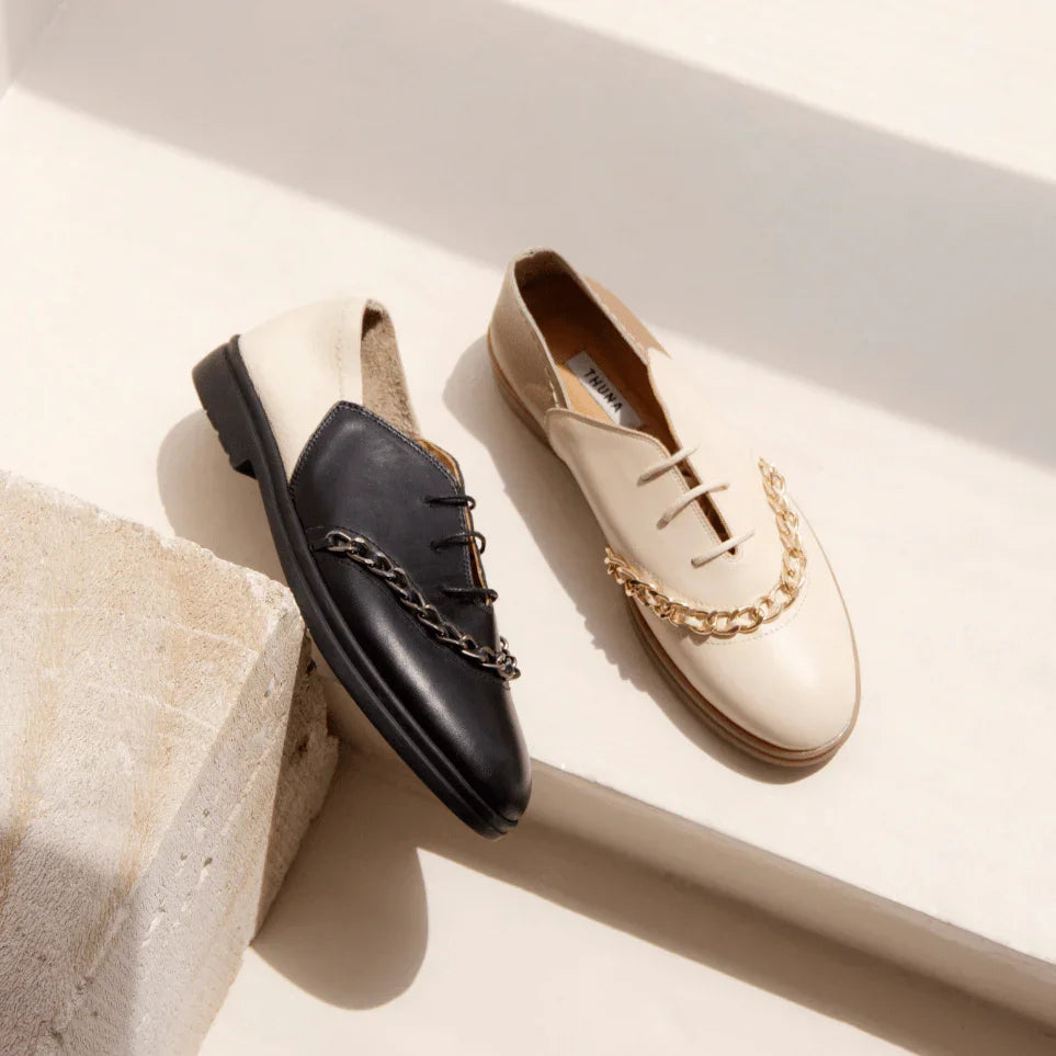 Dora beige oxford - THUNA