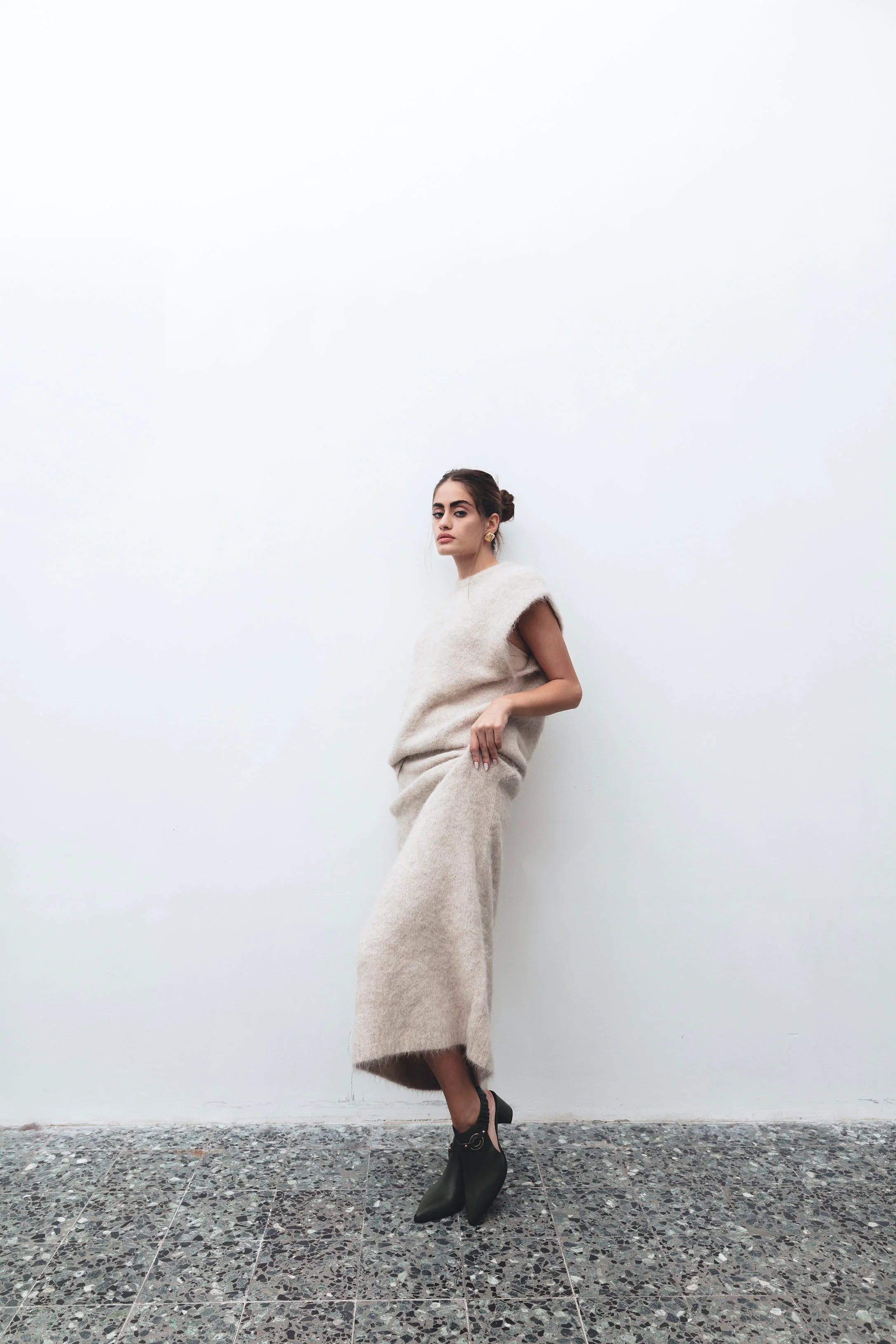 Fonda IV green heel - THUNA