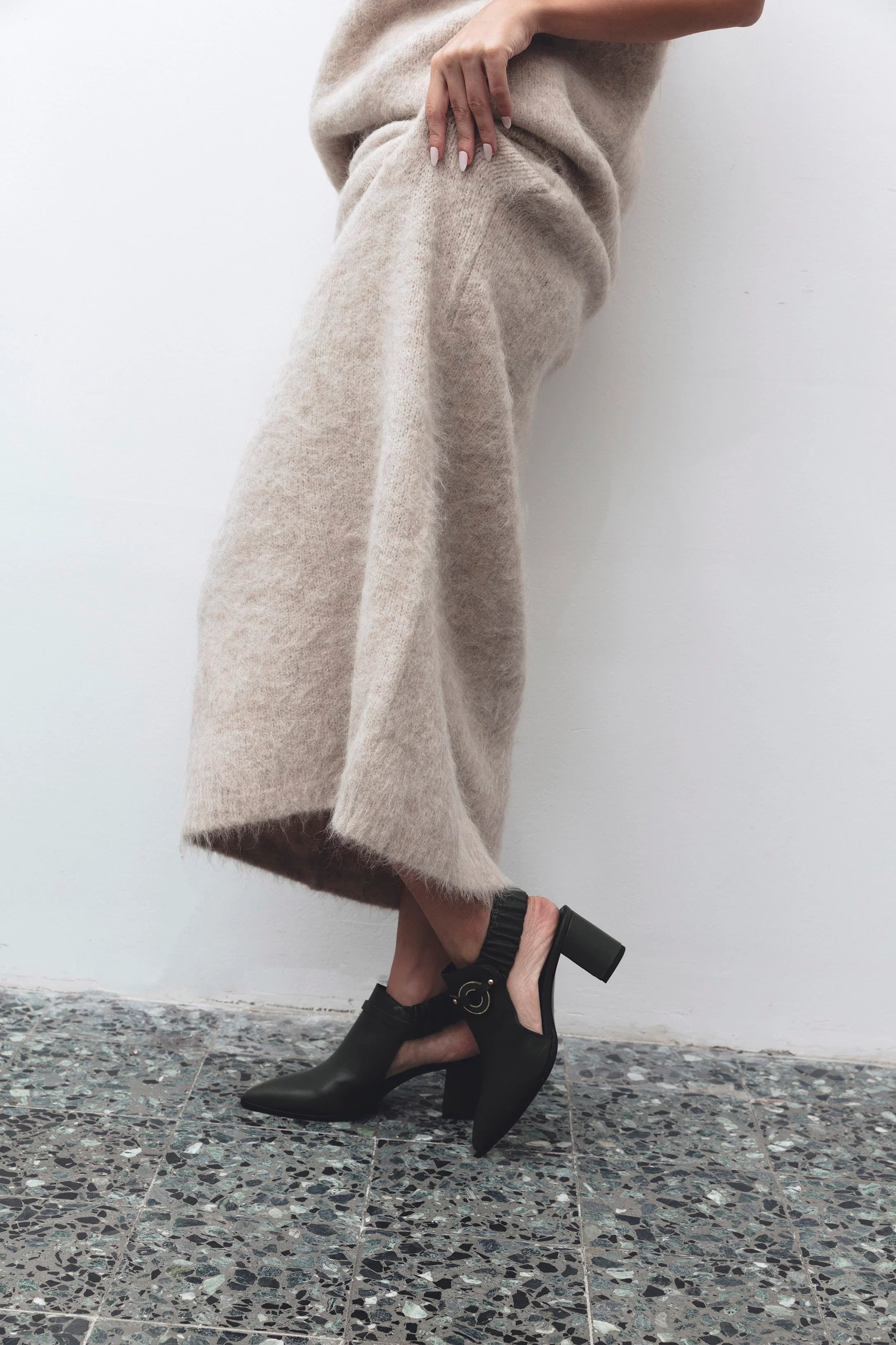Fonda IV green heel - THUNA