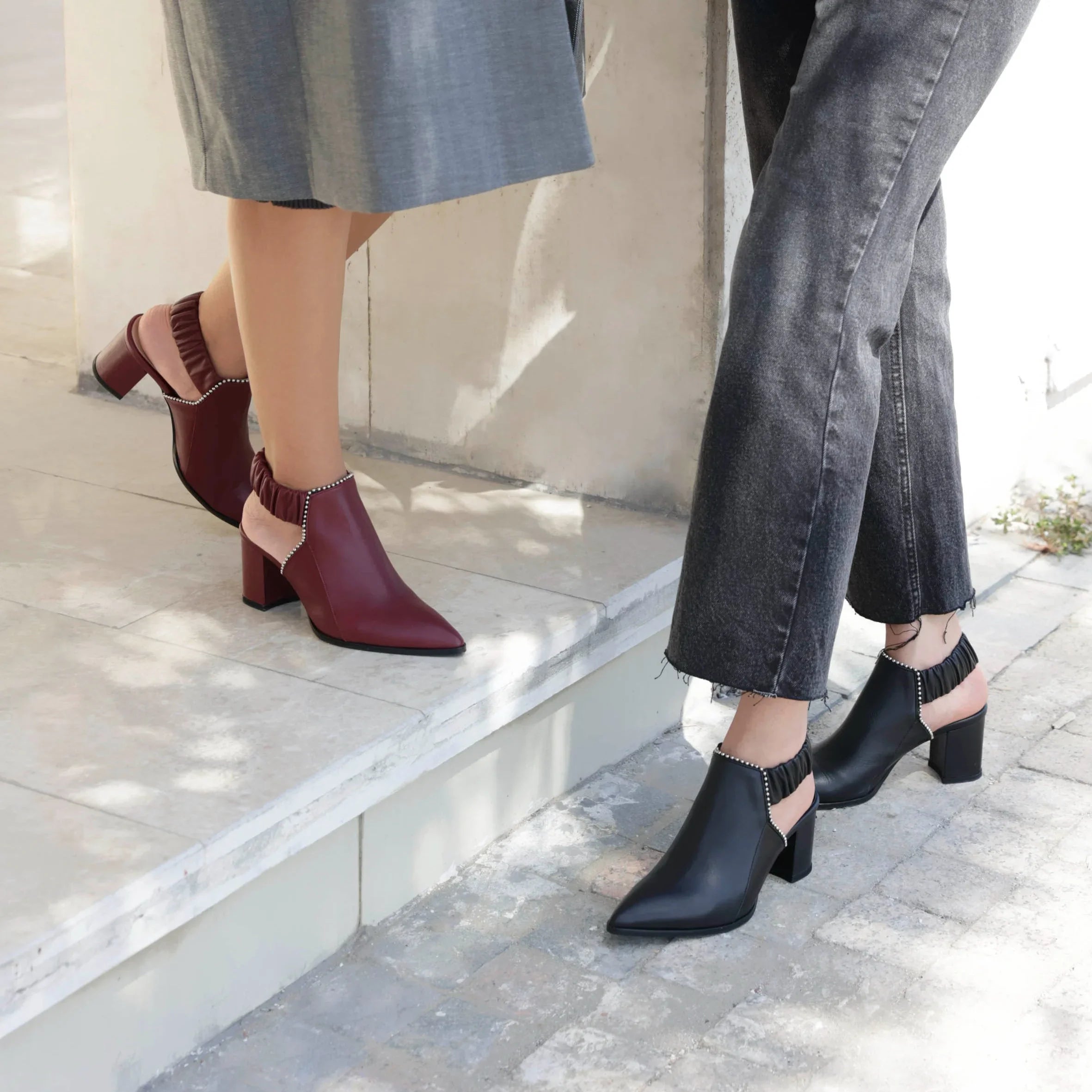 Fonda black heel - Shoes - THUNA
