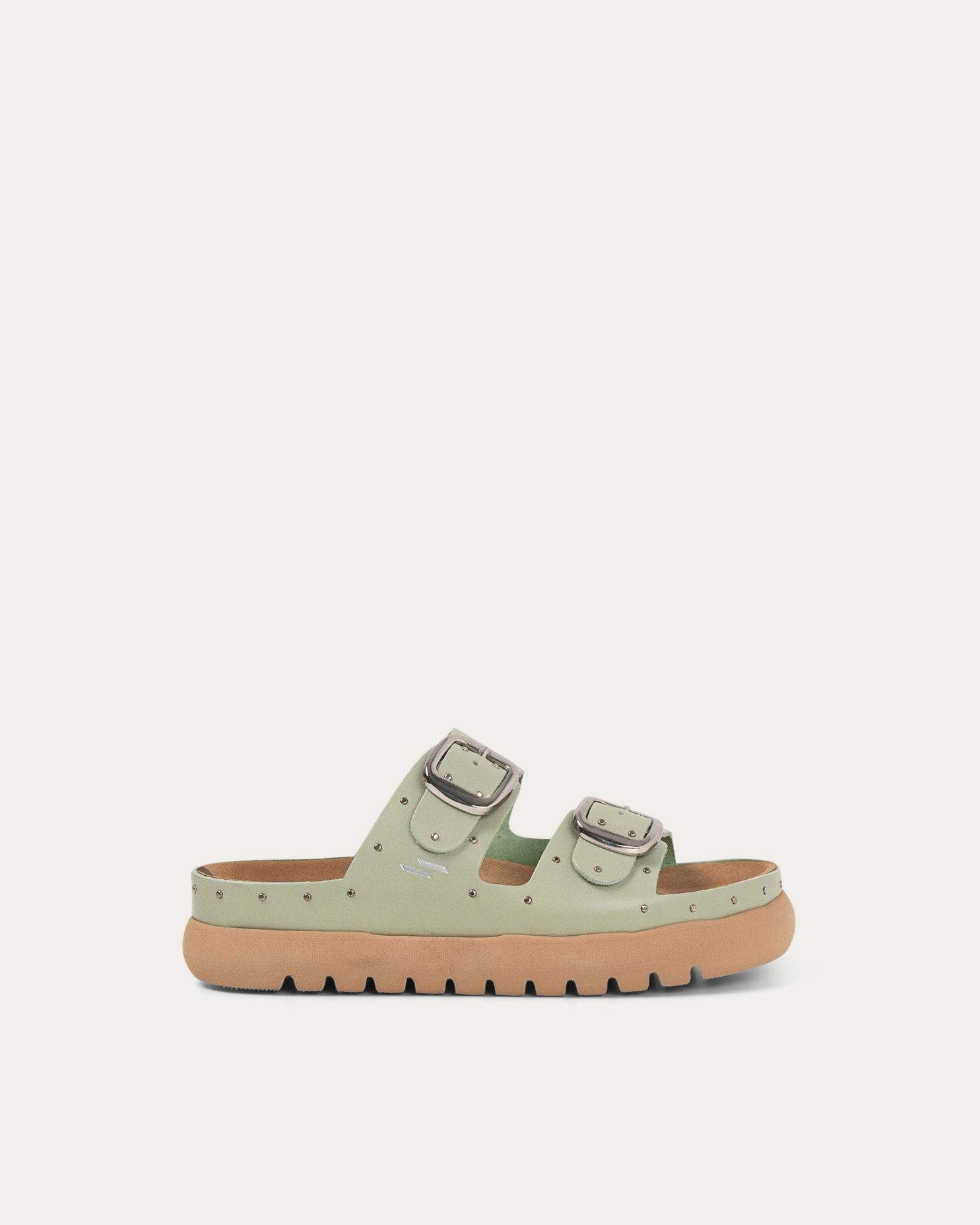 Gaia olive slipper