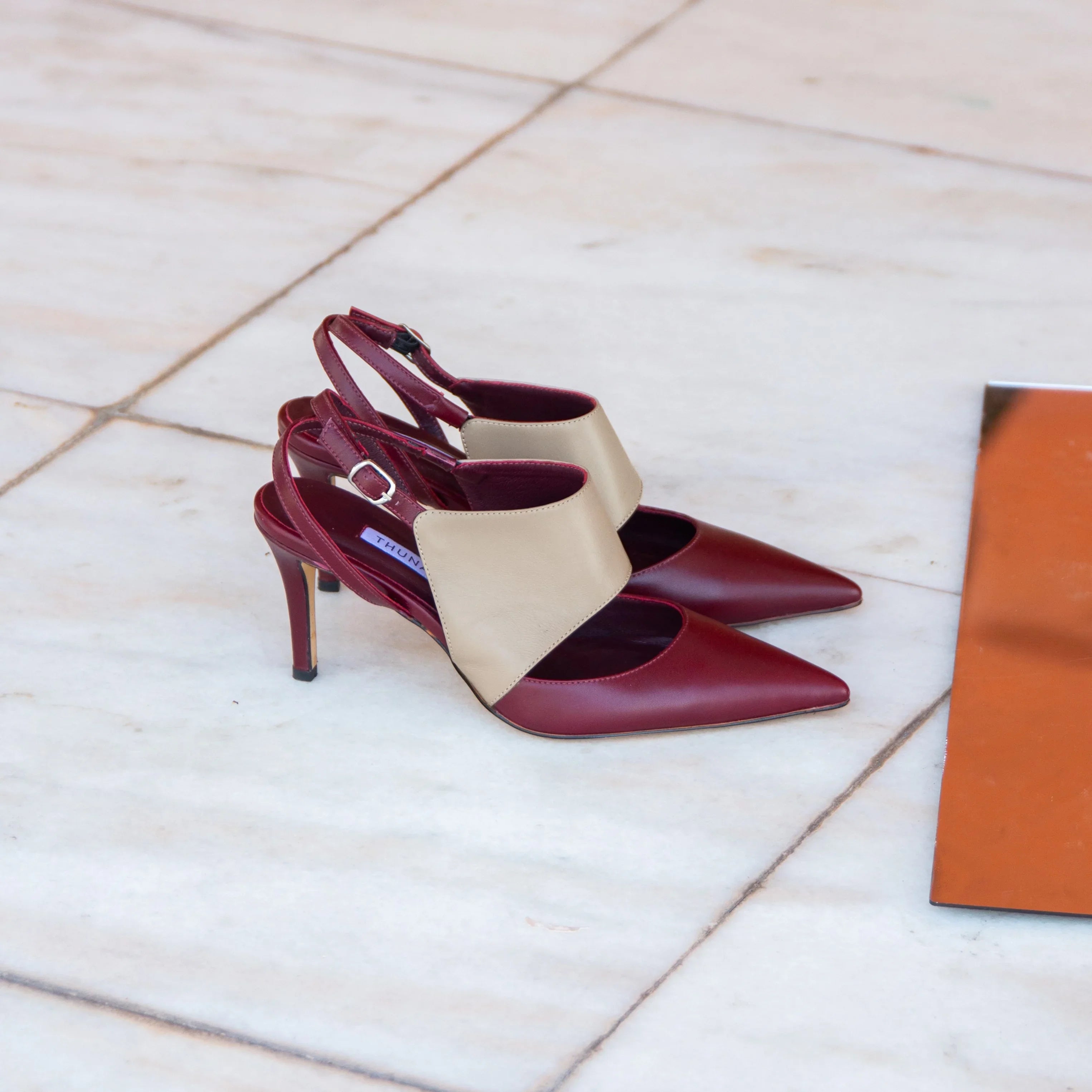 Norma bordeaux heel - THUNA