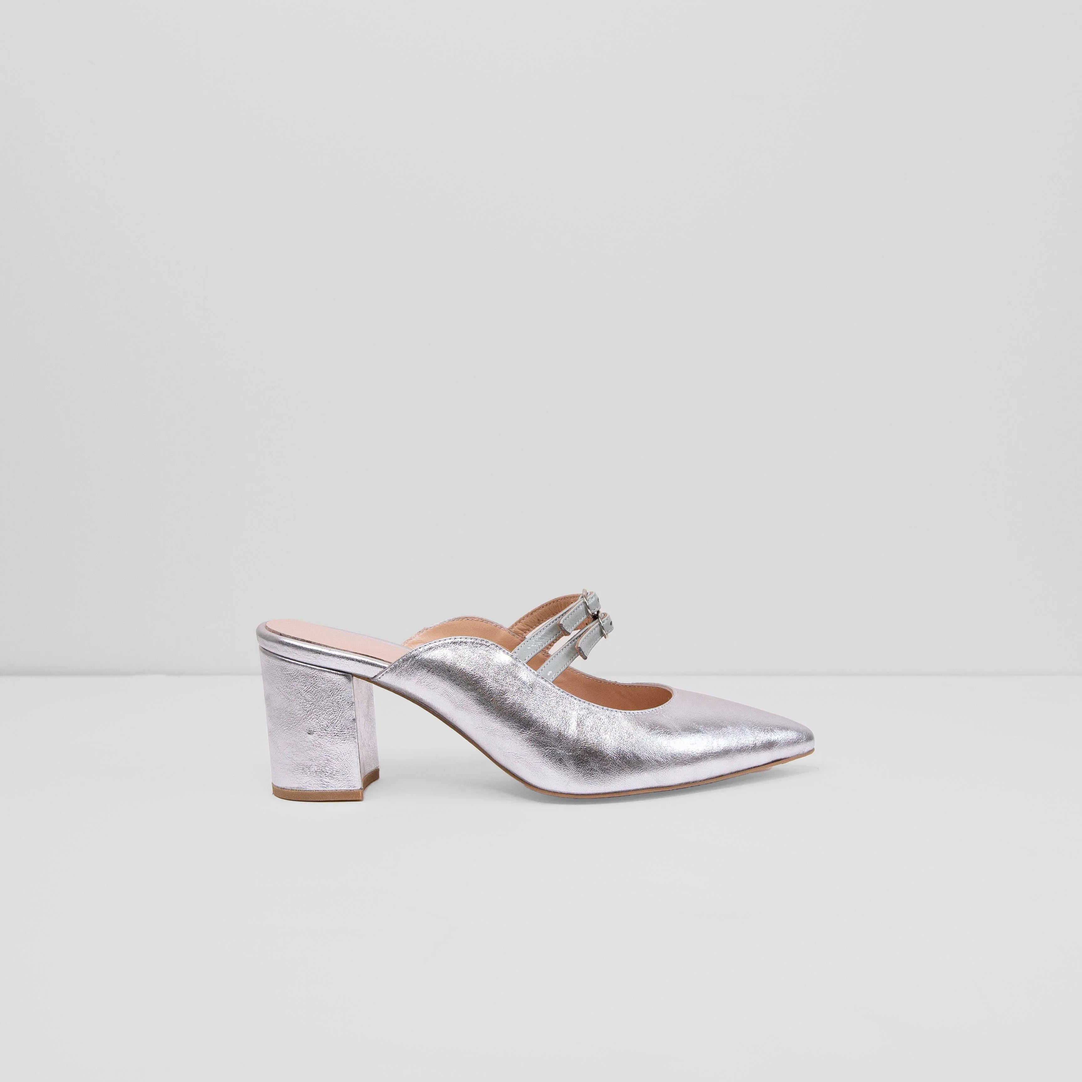 Lora silver heel - THUNA