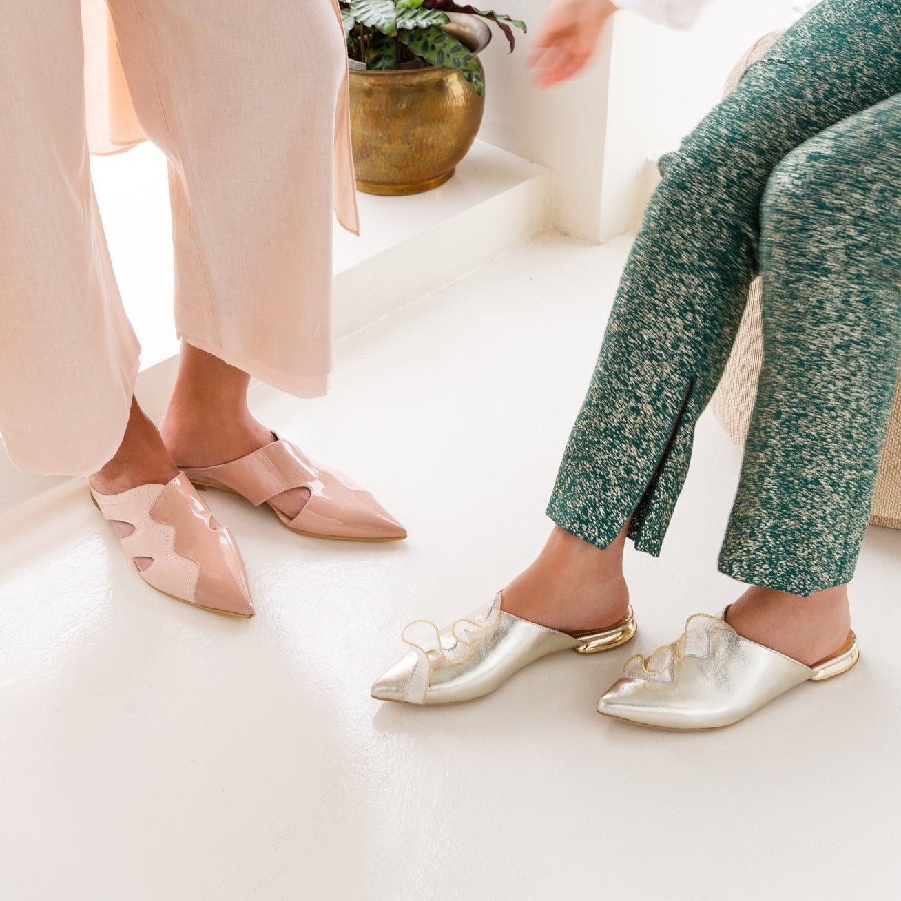 Maya nude mule - THUNA