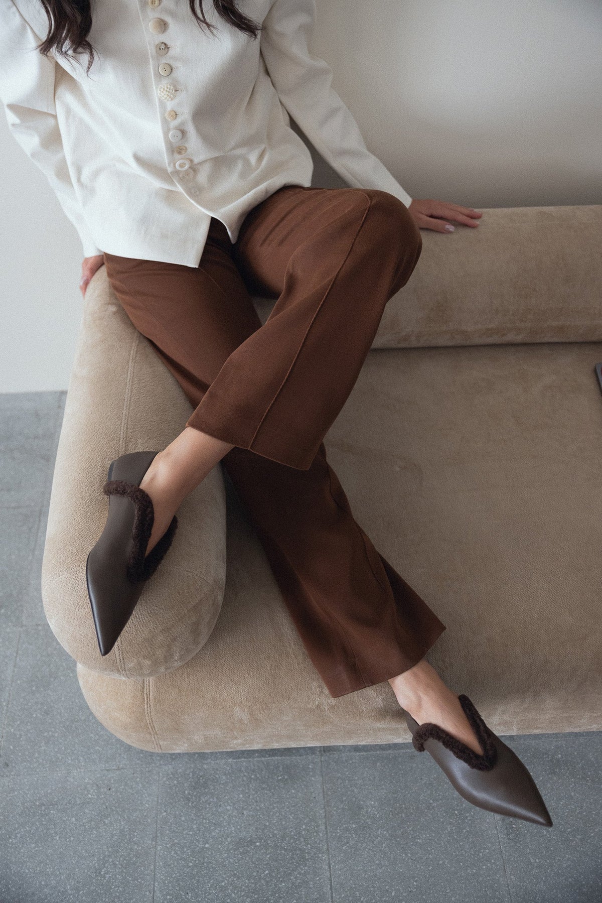 Mayar chocolate loafer
