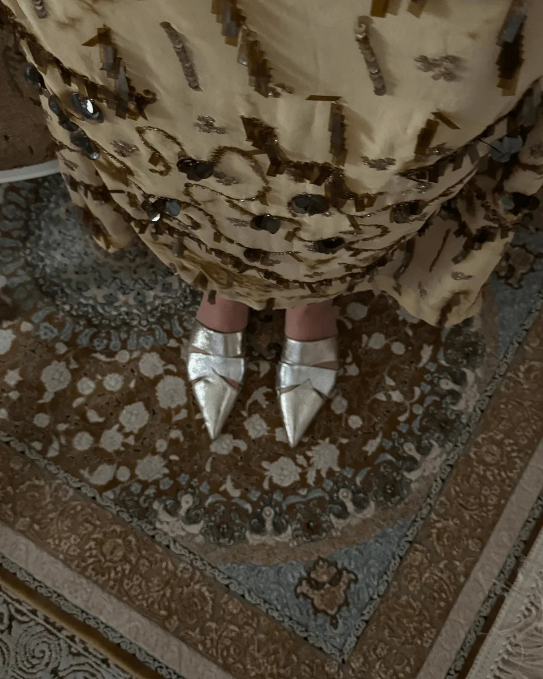 Miraj gold mule - mule - THUNA