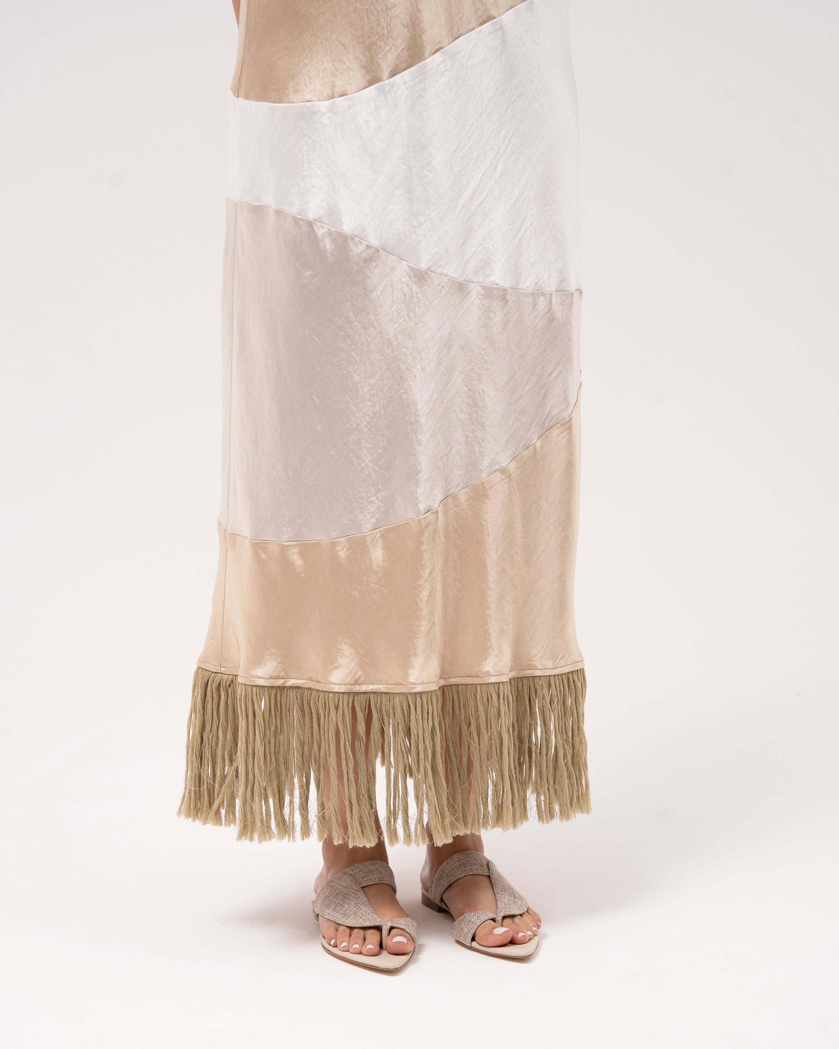 Woven summer sandal luxury shoes flat Thuna shoes Kuwait & KSA shoes 