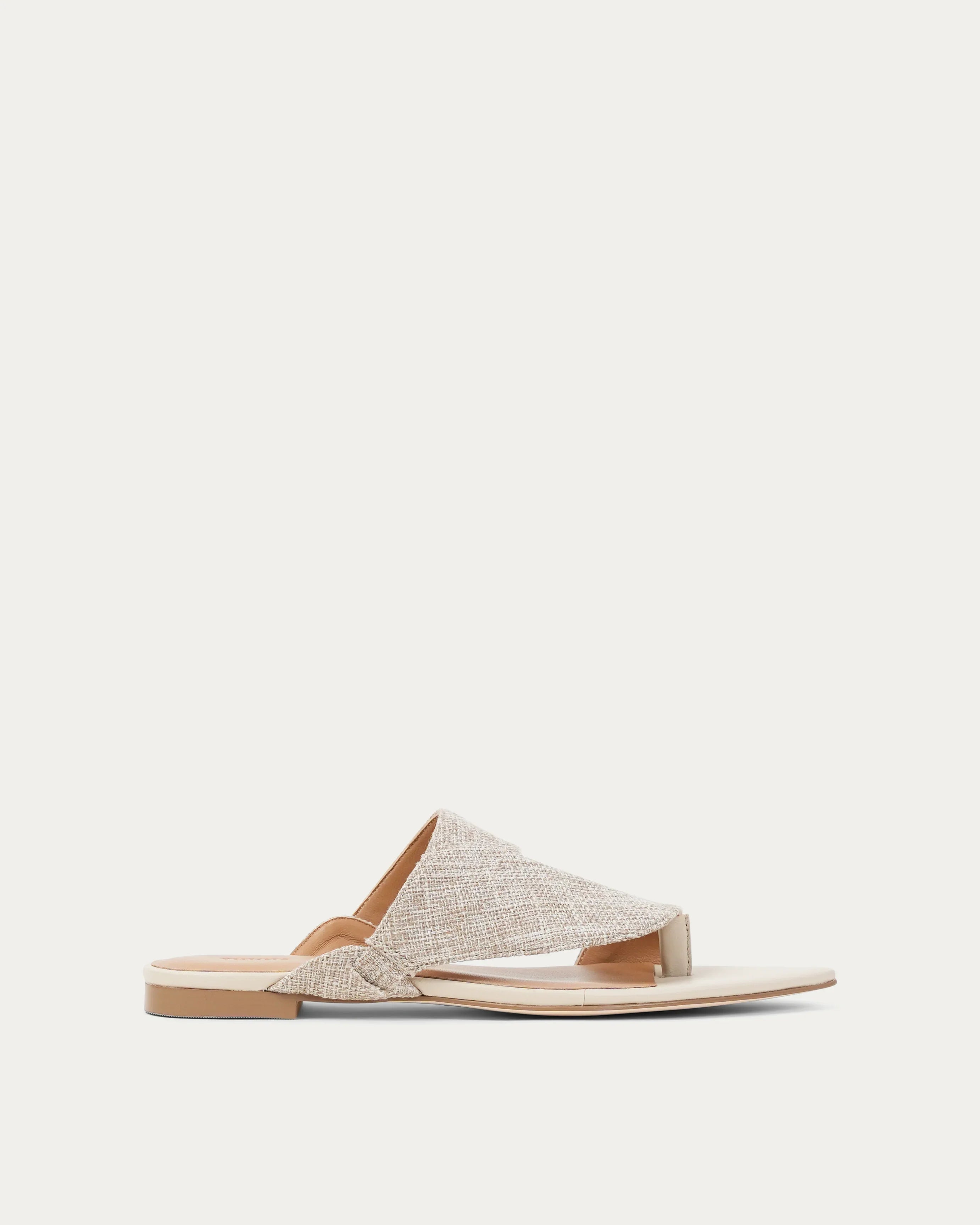Woven summer sandal luxury shoes flat Thuna shoes Kuwait & KSA shoes 