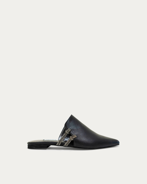 Selin black mule