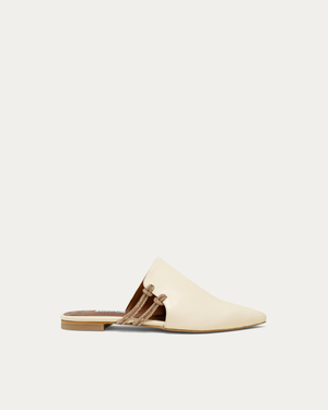 Selin cream mule