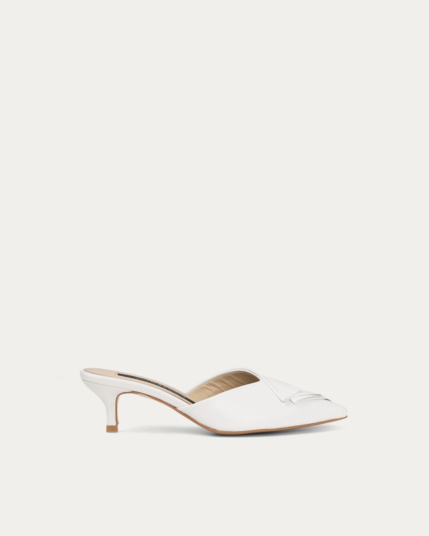 Sienna white heel