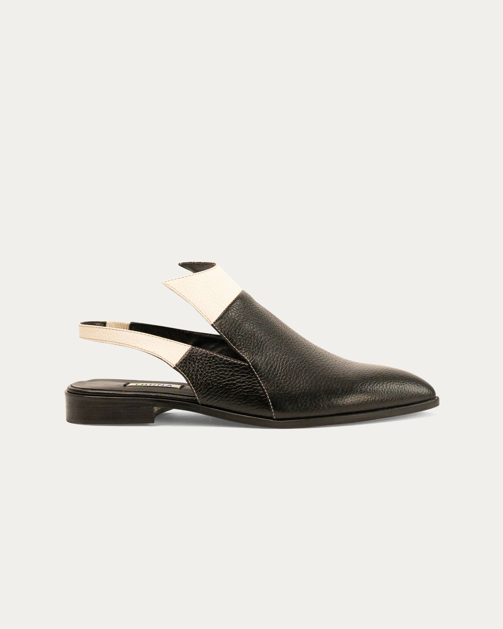 Sindy black slingback Shoes Kuwait -KSA 
