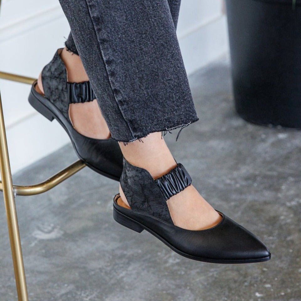 Tamara black sandal - sandal - THUNA