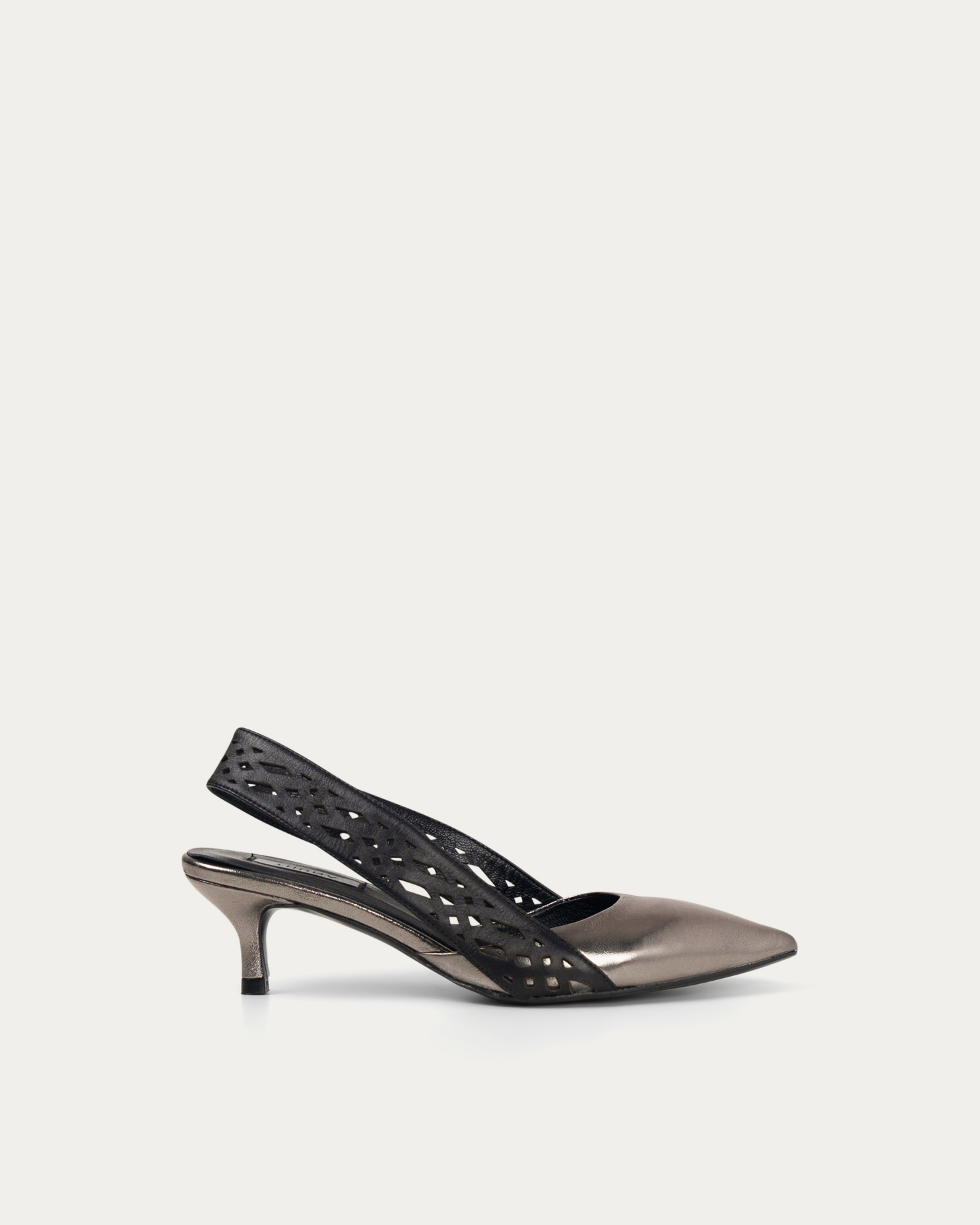 Wisal silver heel