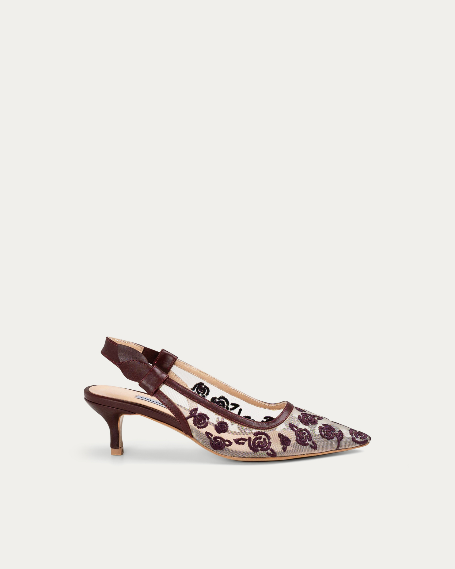 Zia bordeaux heel
