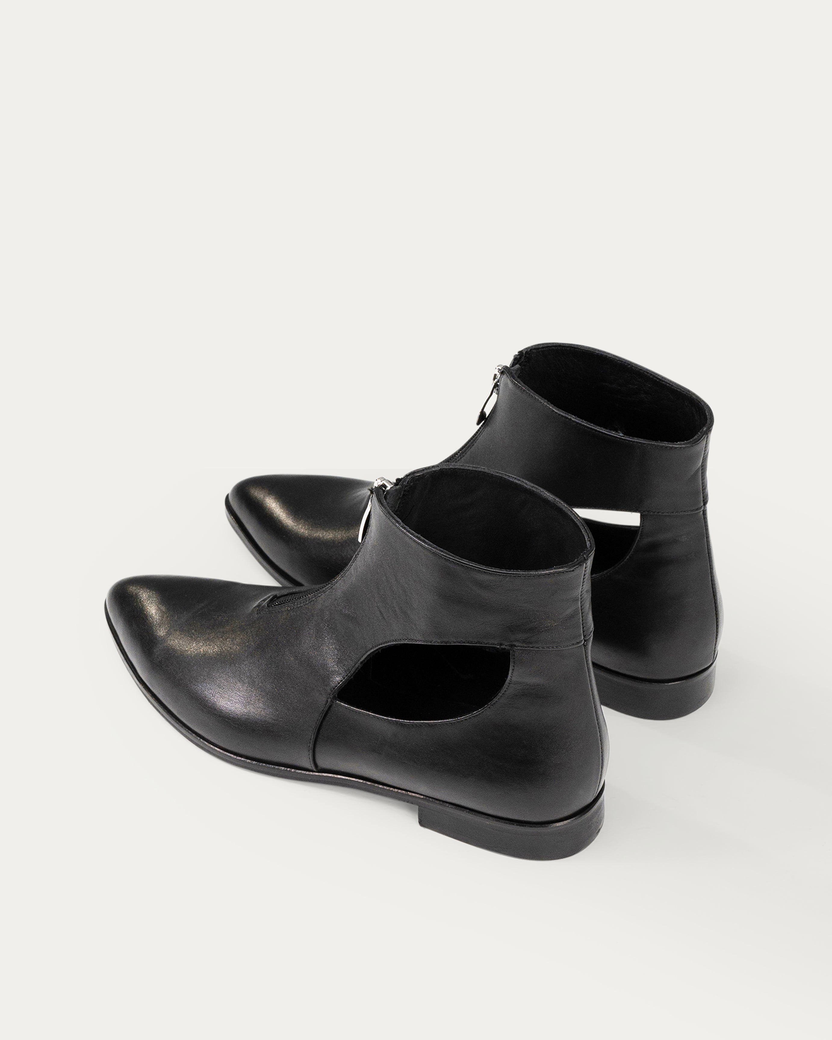 Cassie black ankle boot -Kuwait shoes