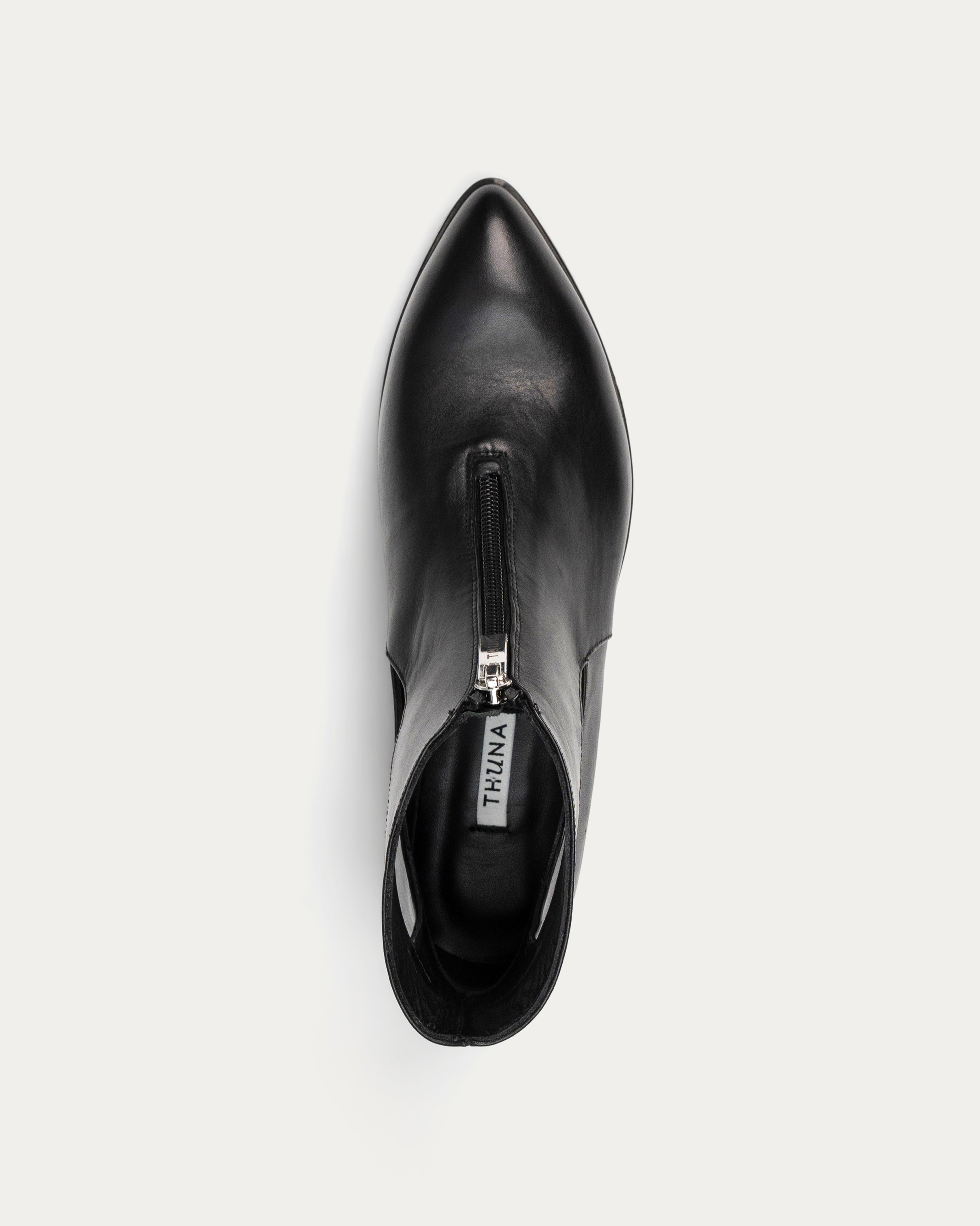 Cassie black ankle boot -Kuwait shoes