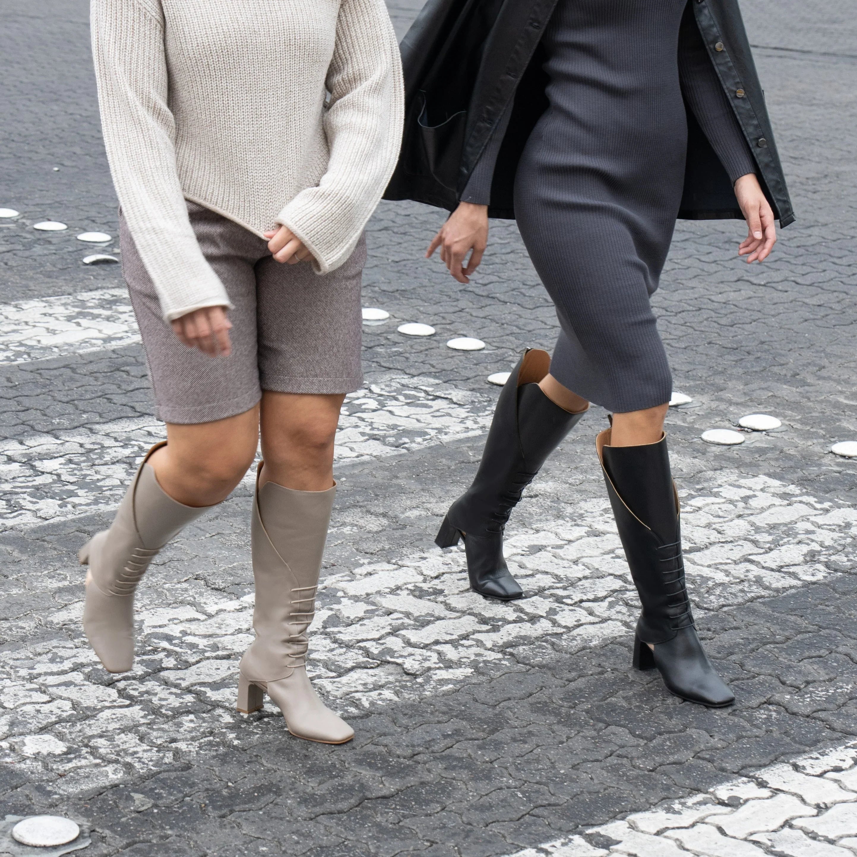 Frida grey boot - THUNA