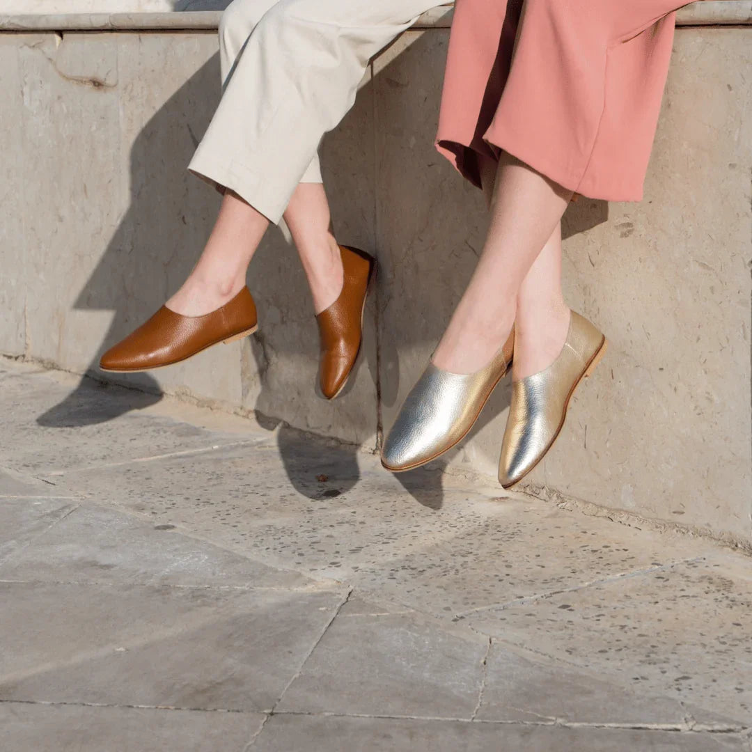 Adeela tan loafer - THUNA