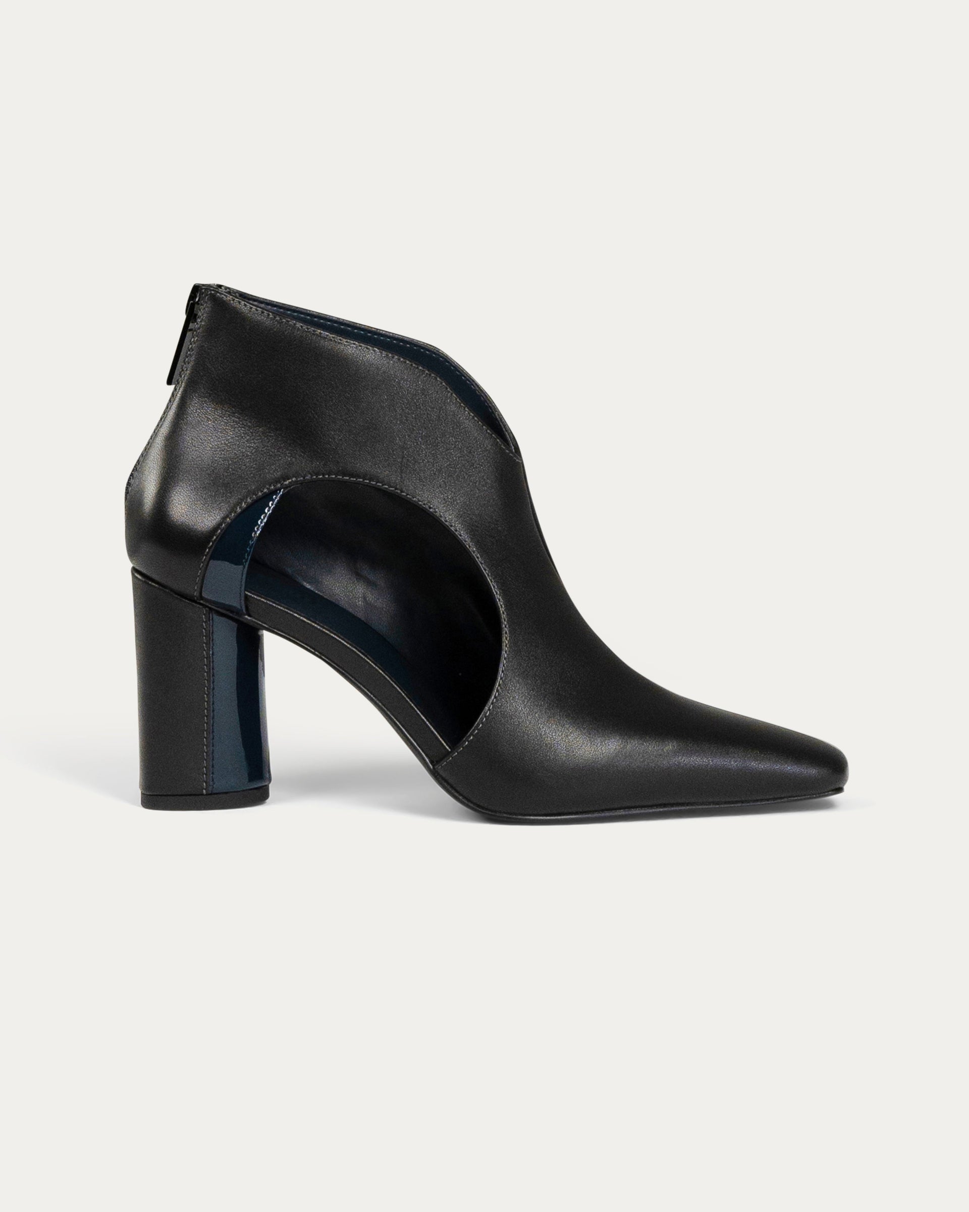 Mars black ankle boot - Kuwait shoes - KSA - THUNA 