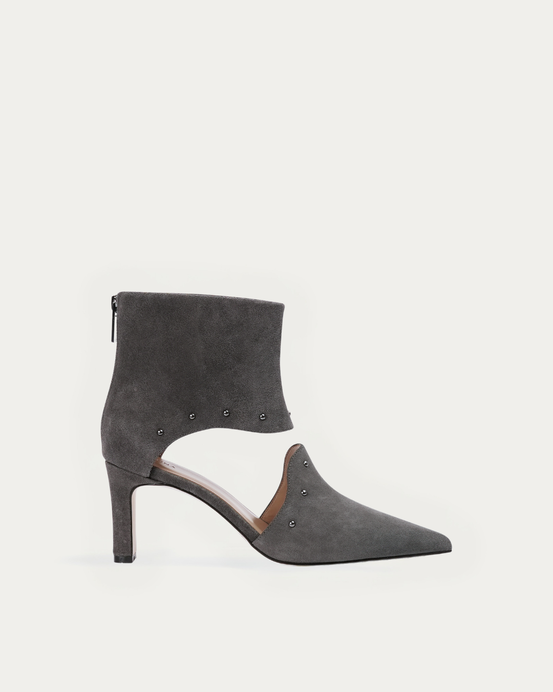 Mizar grey suede heel