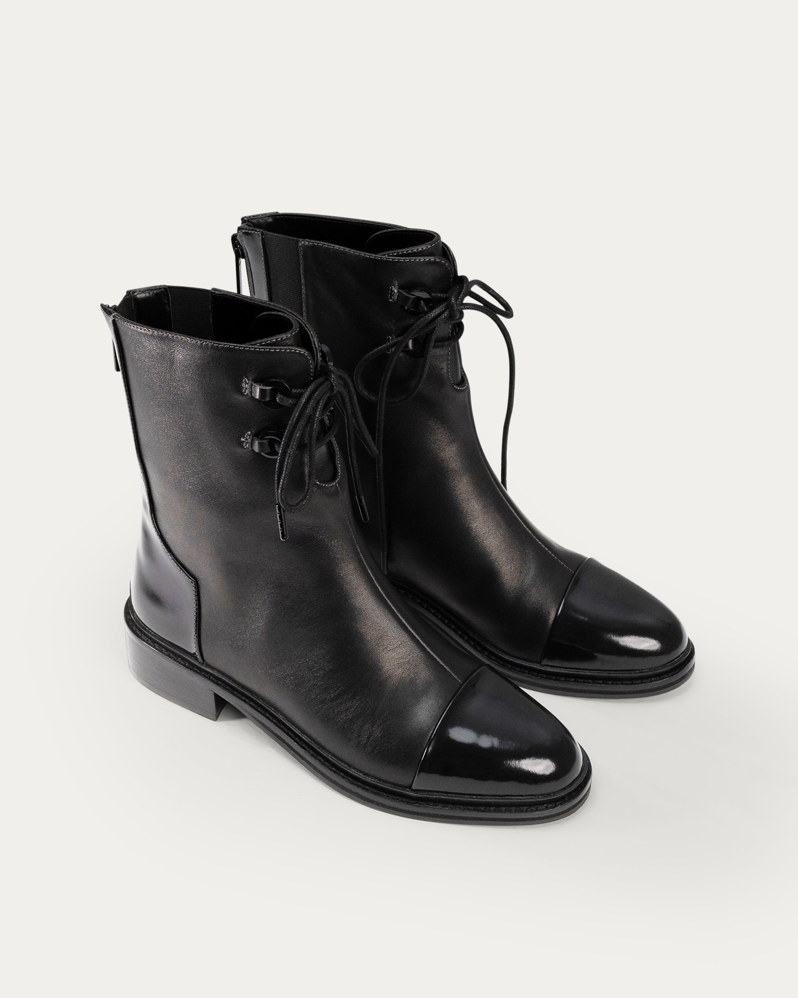 orion-black-combat-boot- THUNA Shoes - Kuwait- KSA - Qatar - UAE