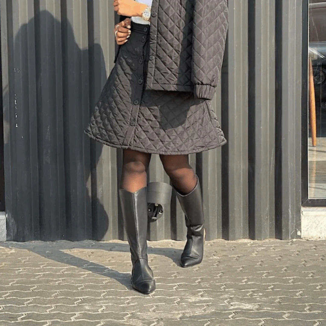 Zaha black boot - boot - THUNA